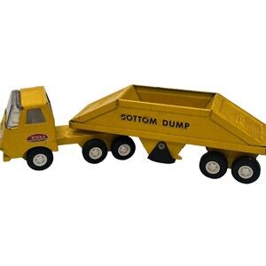 Vintage "Tonka" Semi Truck Earth Mover Bottom Dump Vehicle #55010